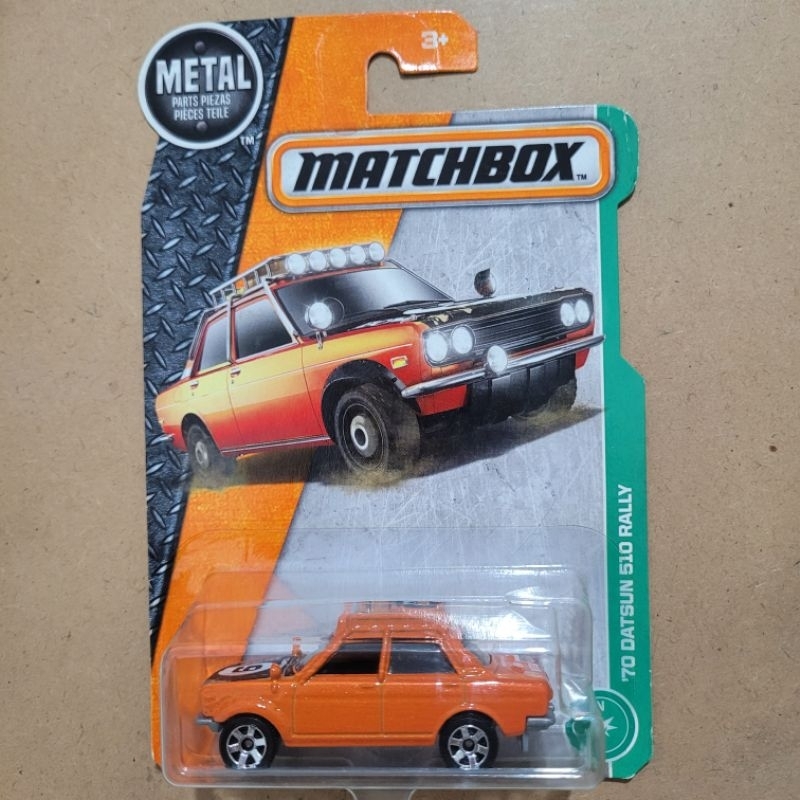 MATCHBOX '70 DATSUN 510 RALLY [ ORANGE ]