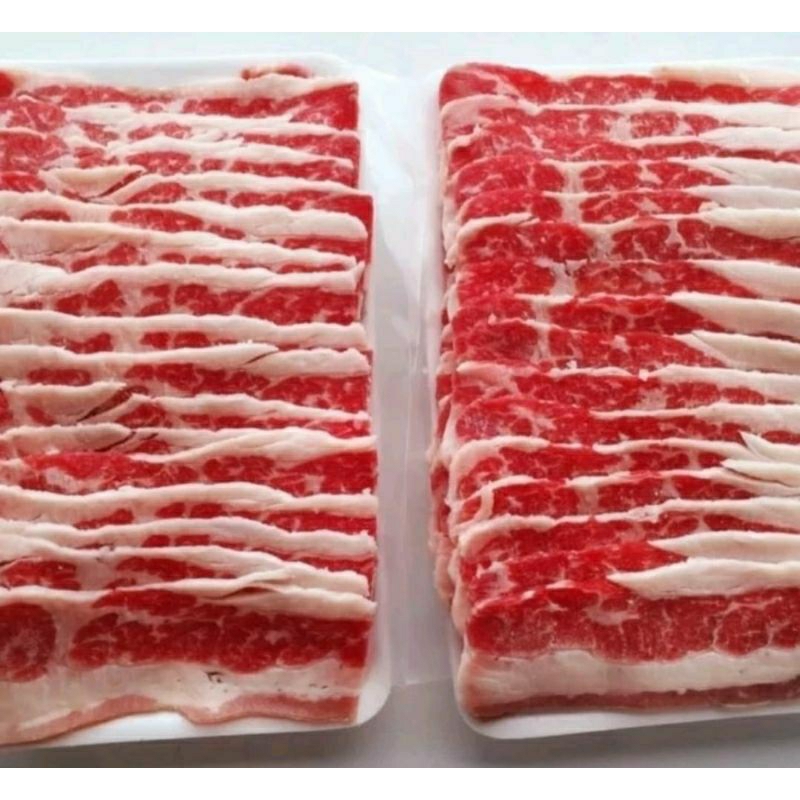 Shortplate slice beef / Daging yoshinoya Yakiniku Shabu 500gr