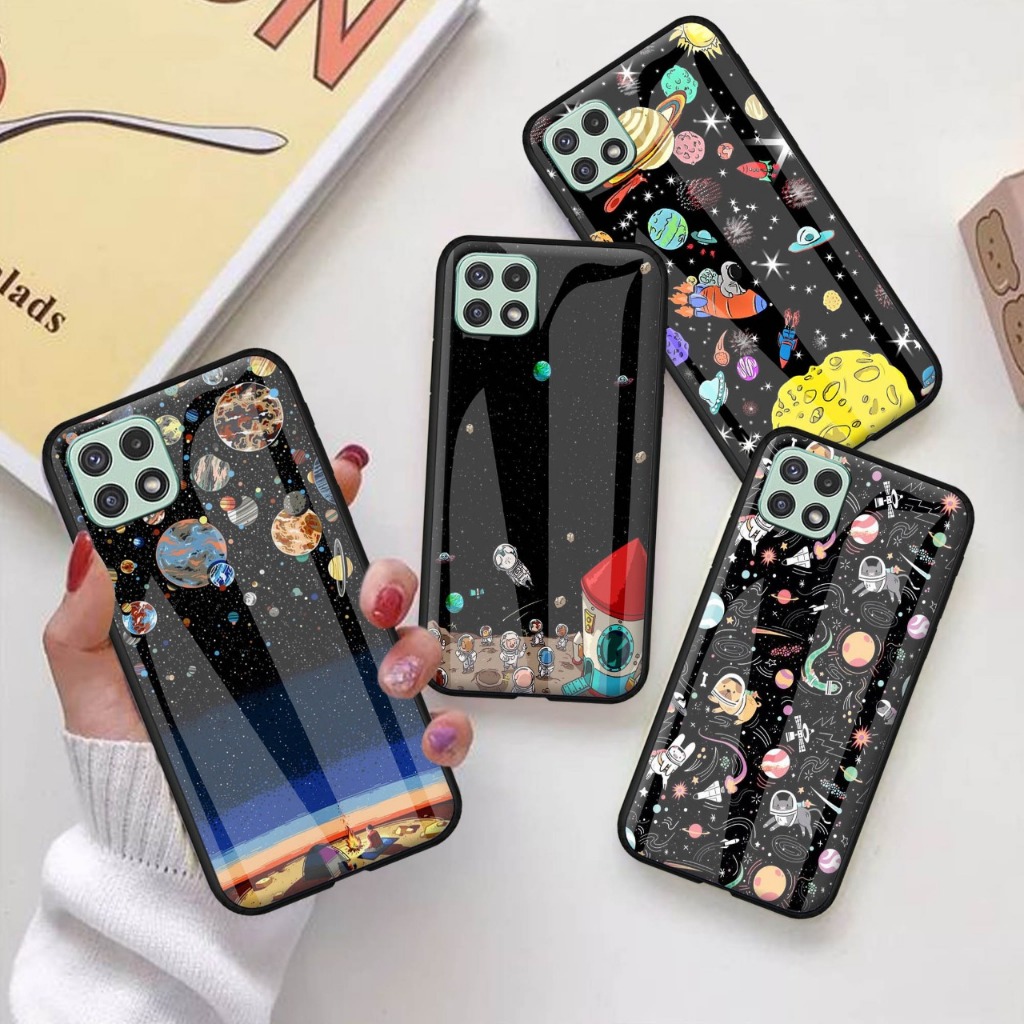 Case Kaca samsung a22 5G - Kesing Hp samsung a22 5G - Case Kaca Kilau samsung a22 5G - Case samsung 