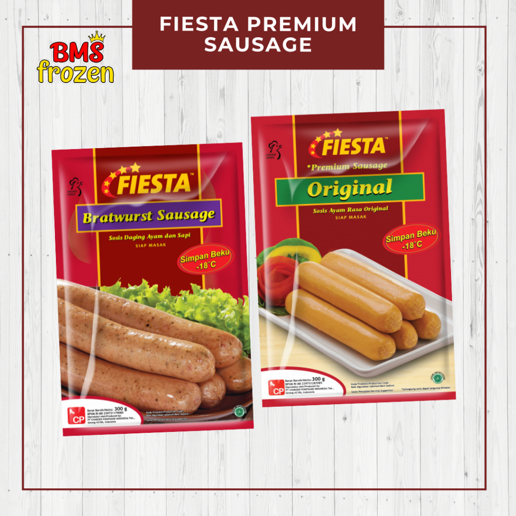 

BMS Frozen Mart | Fiesta Chicken Sausage - Fiesta Sosis - Bratwurst Sausage
