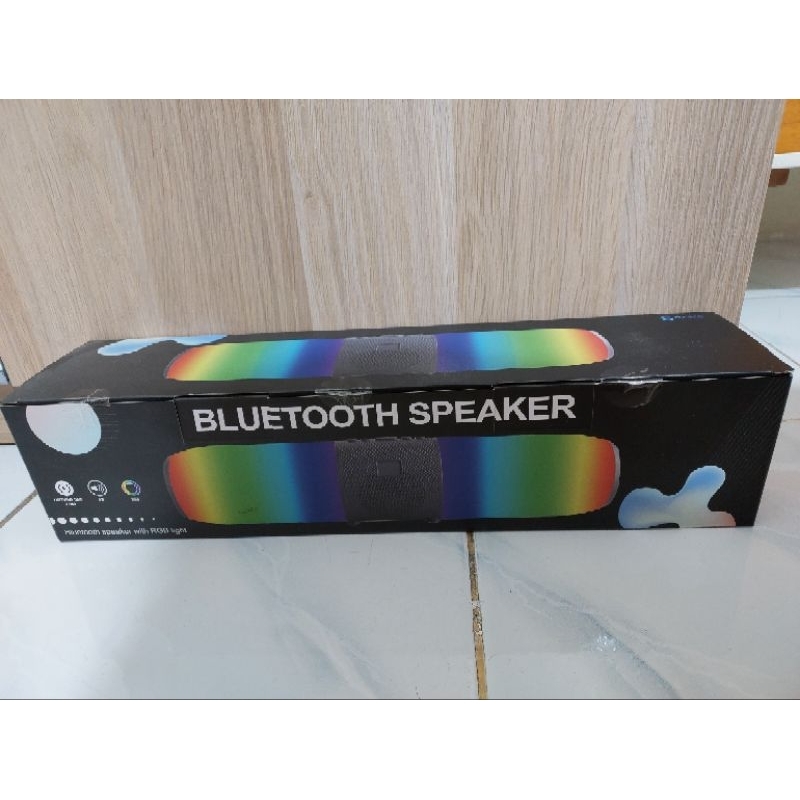 Bcare Speaker Bluetooth With RGB Light Original New