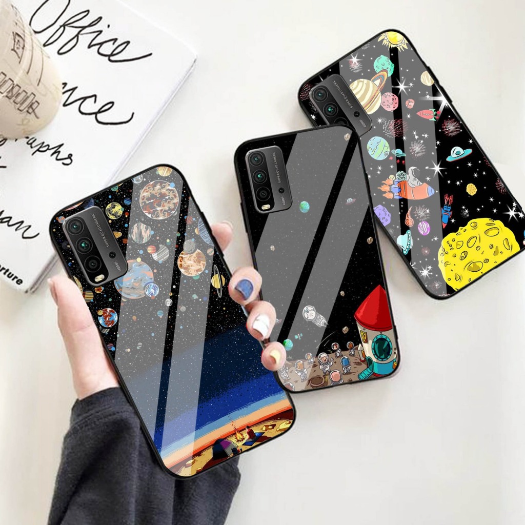 Case Kaca  Xiaomi Redmi 9T - Kesing Hp  Xiaomi Redmi 9T - Case Kaca Kilau  Xiaomi Redmi 9T - Case Xi