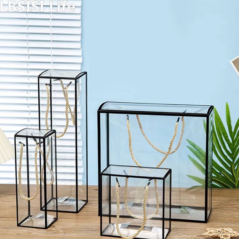 

8.8 STOK READY Kotak Mika/Gift Box Mika Polos Dengan List