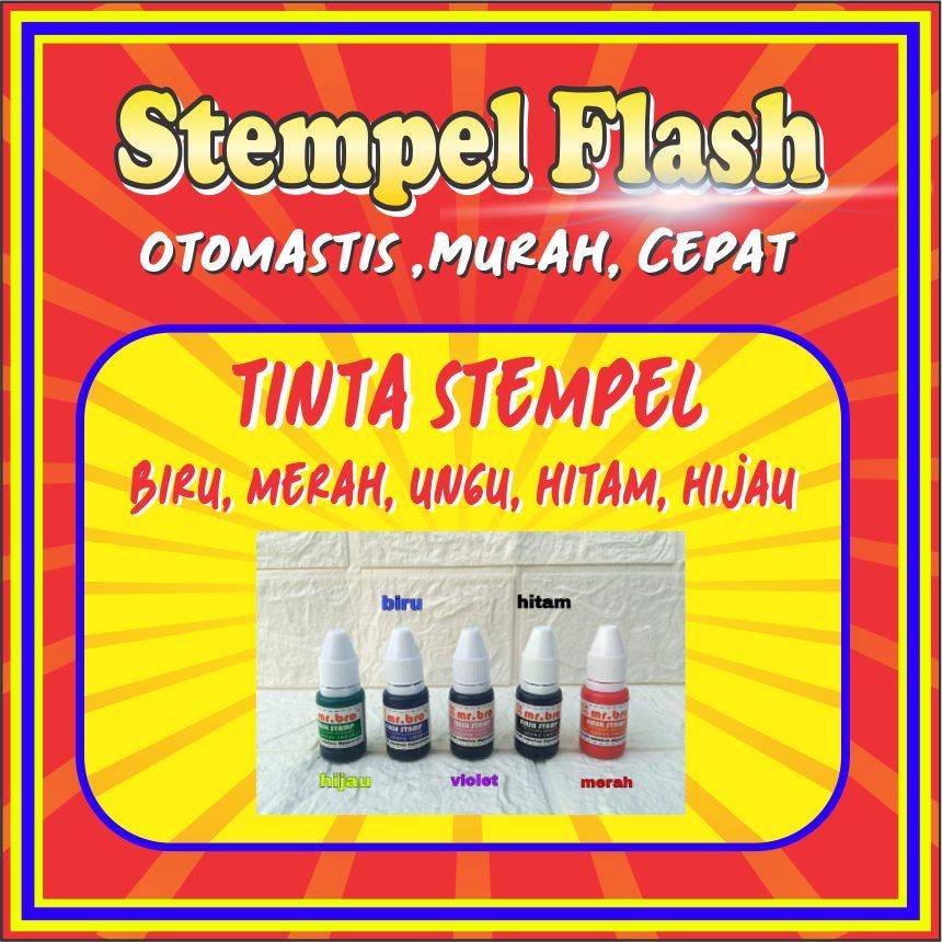 

TINTA STEMPEL FLASH OTOMATIS