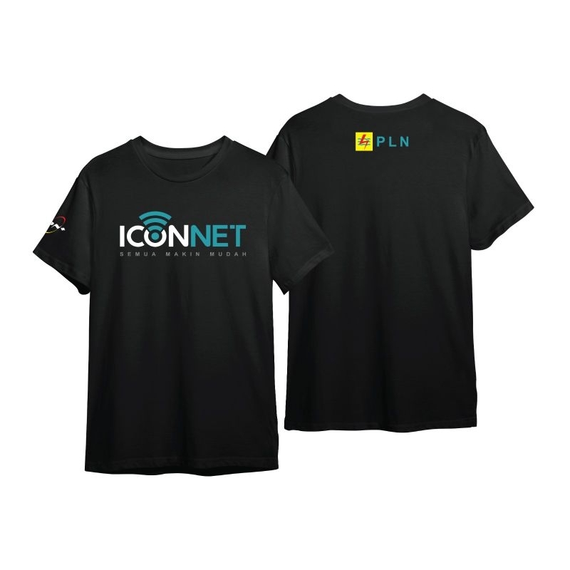 Kaos T-shirt Baju iconnet PLN