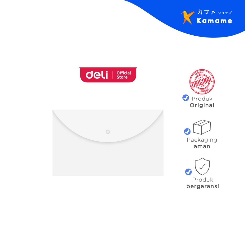 

Deli File Bag - Transparent F11312 - Kamame