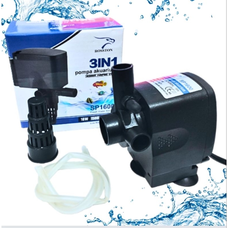 ROSSTON SP 1600 POMPA AQUARIUM KOLAM