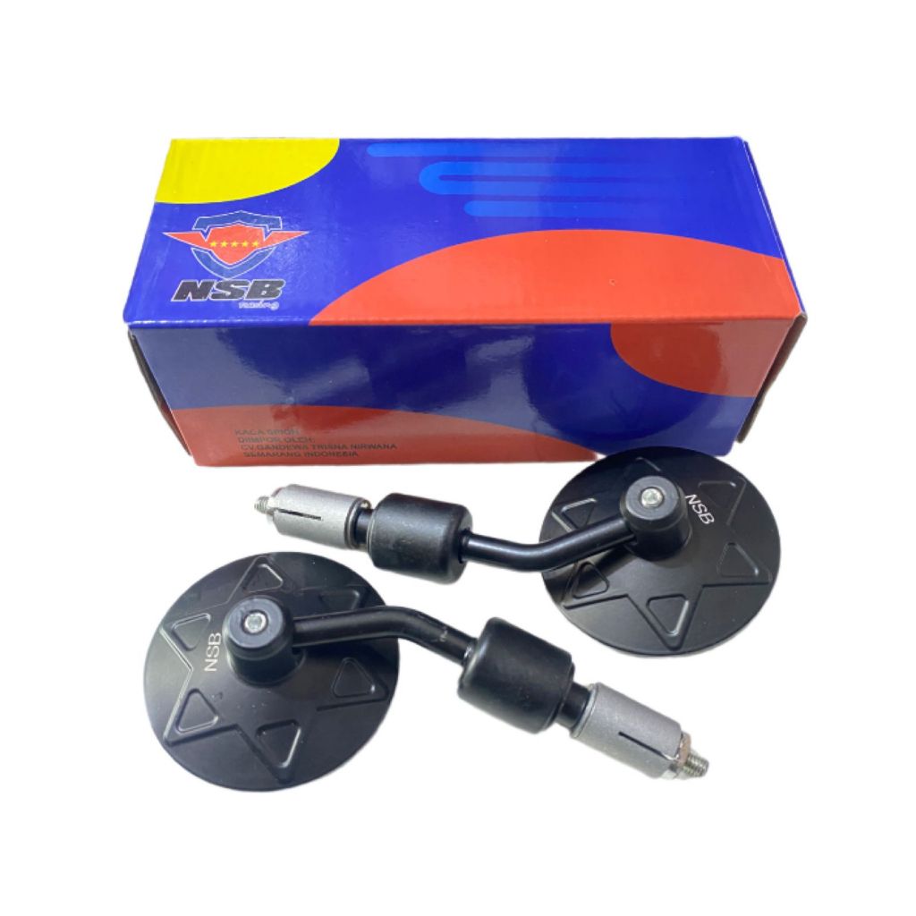 spion Jalu bulat bintang bengkok RCB disepeda dan di motor PNP Xmax nmax klx vario160 vario ninja vi