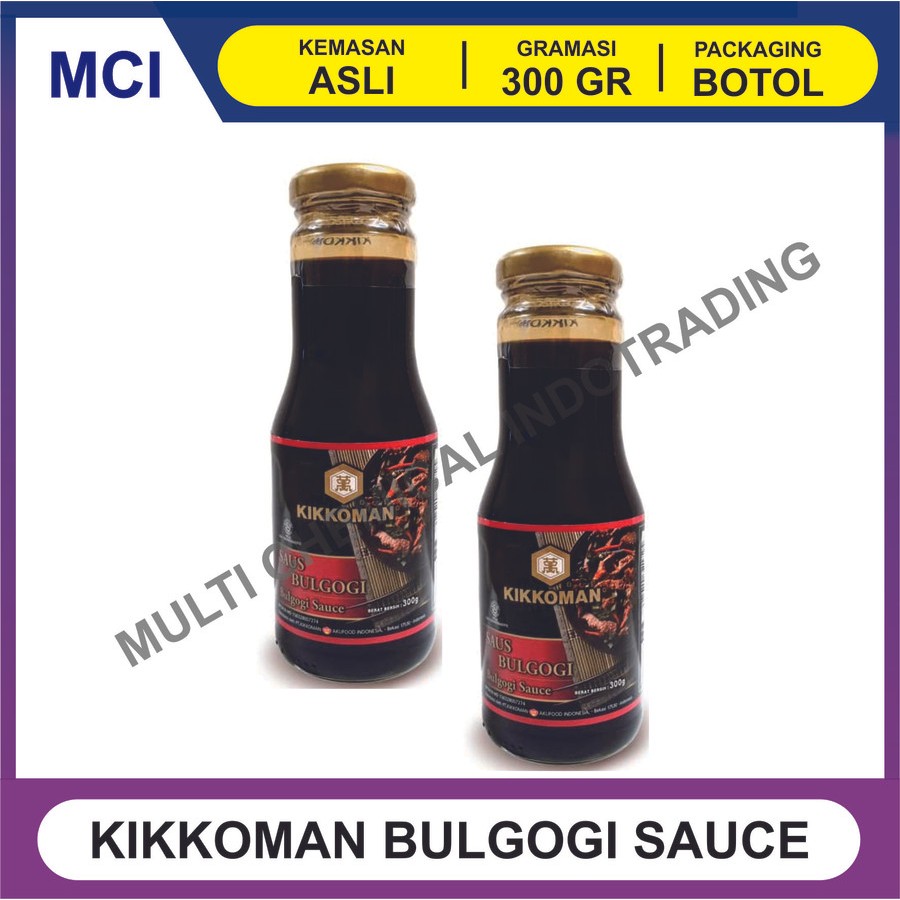 

KIKKOMAN BULGOGI SAUCE / SAUS BULGOGI HALAL 300 GR - 1 DUS 12 PCS
