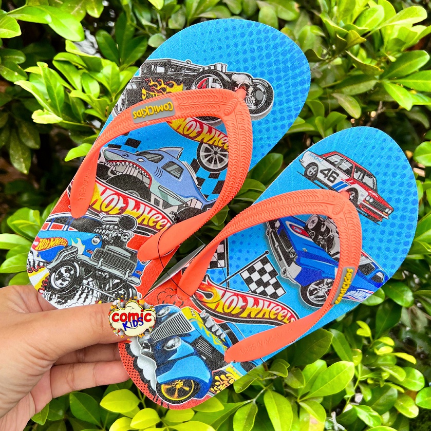Sandal Jepit Anak Laki Laki Comickids Sendal Karet Size Besar Balita Flip Flop Cowok 3 4 5 6 Tahun K