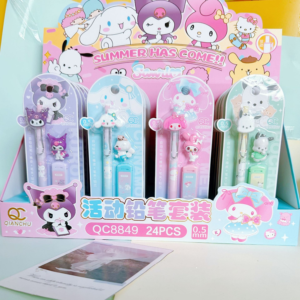 

BARU!! Mekanik Pencil Set Sanrio+ Refill isi