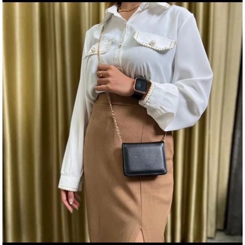 Tas Dompet Mini Wanita / Selempang Dompet Ayla Rantai Murah