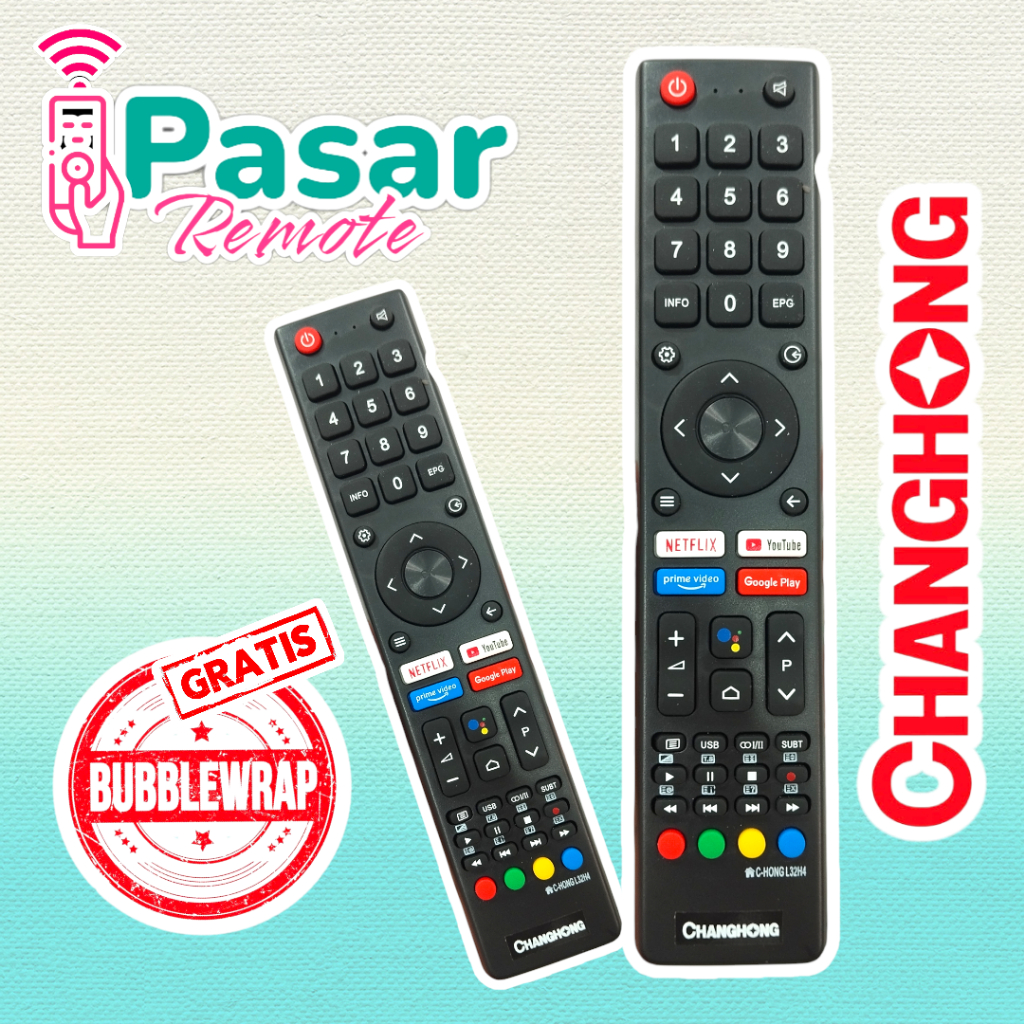 REMOT TV CHANGHONG SMART ANDROID L32H4 - I7