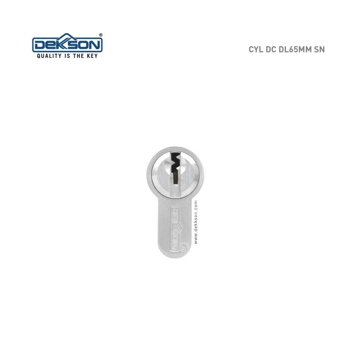 TERPERCAYA Cylinder Dekkson CYL DC DL65MM SN / Kunci Pintu Silinder