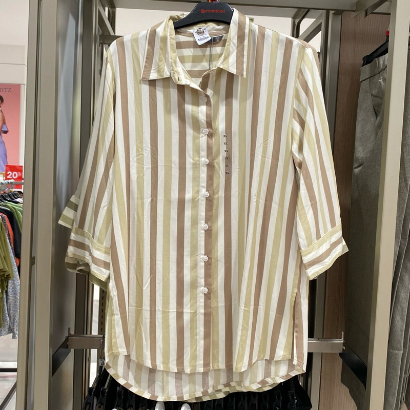 kemeja tunik wanita lengan panjang