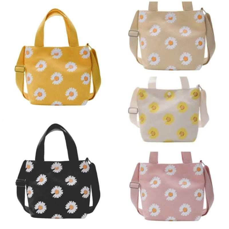 Sling Bag Wanita Tas Selempang Bunga Tas Lucu Bunga Daisy