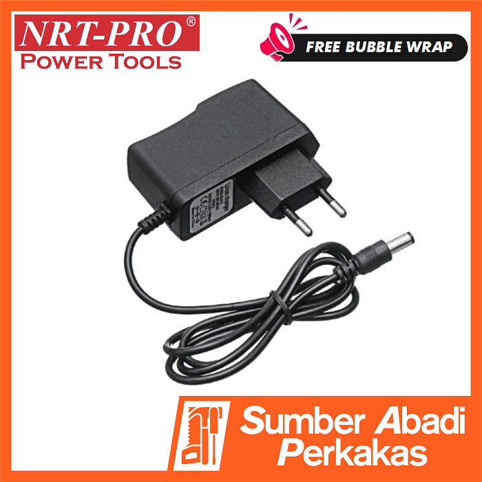 NRT-PRO Adaptor Charger 12V Mesin Bor Cordless Drill Cas Adapter Baterai Batre DC330 DC 330