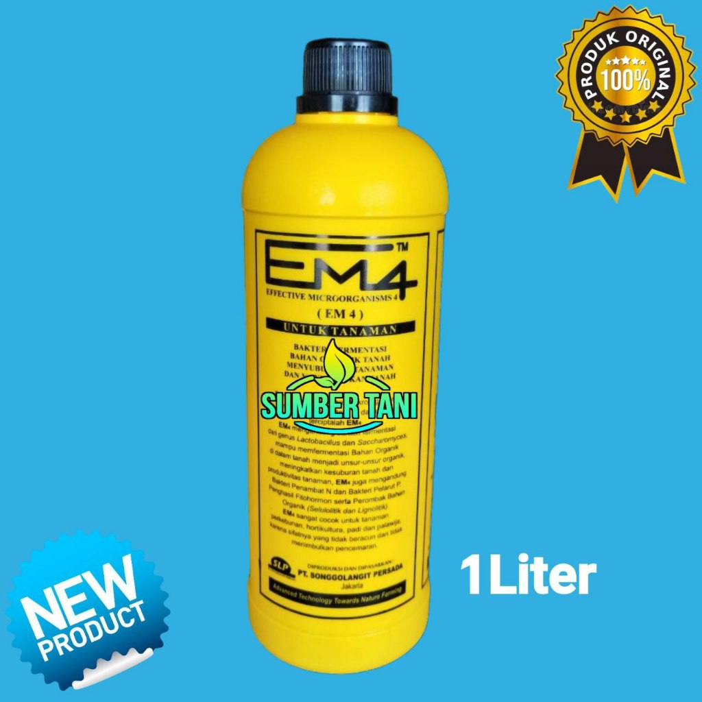 EM4 PERTANIAN - 1 LITER - Bakteri Pengurai Pupuk Kandang Kompos