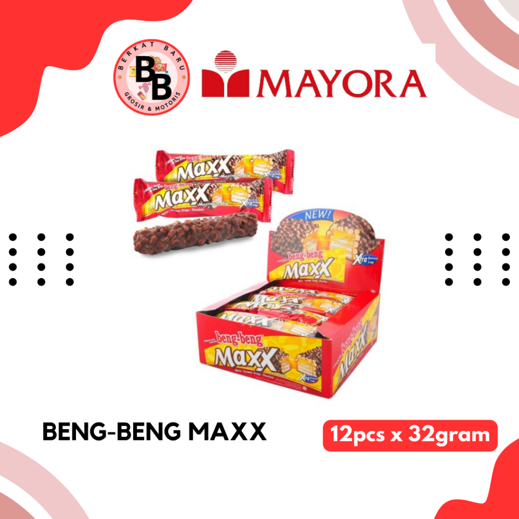 

[BB SNACK] BENG-BENG MAXX CHOCOLATE 32GRAM HARGA PER BOX 12 PCS