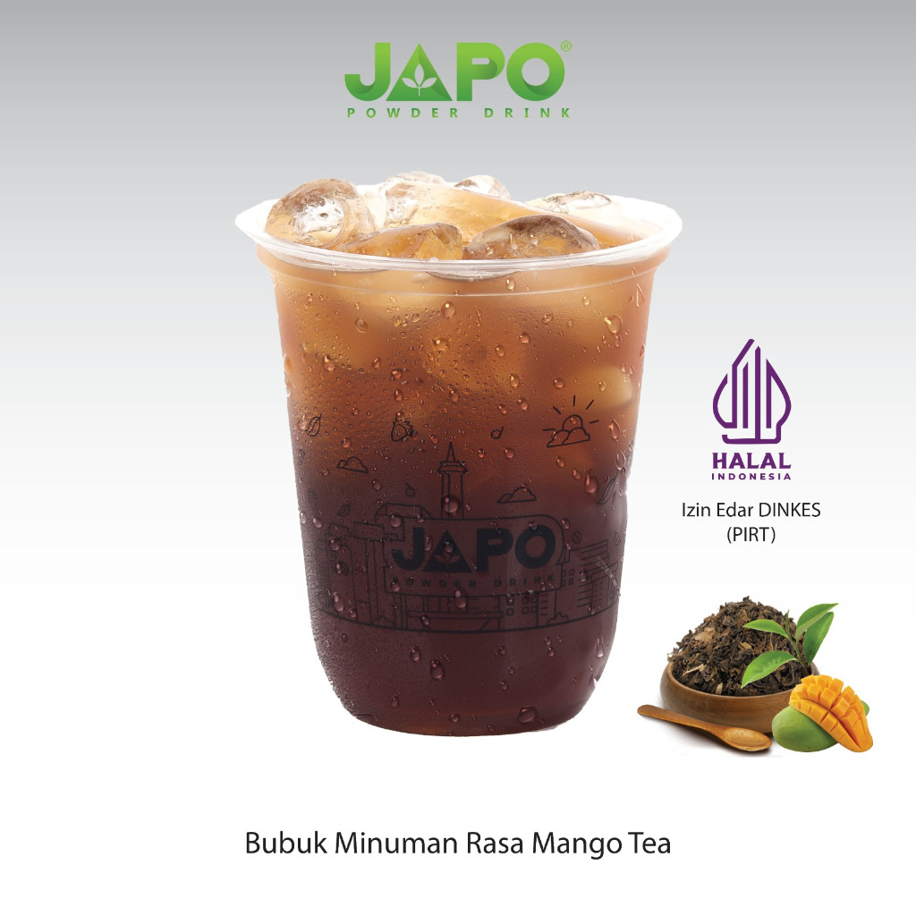 

JAPO Bubuk Minuman Teh Mango Tea 500 gr