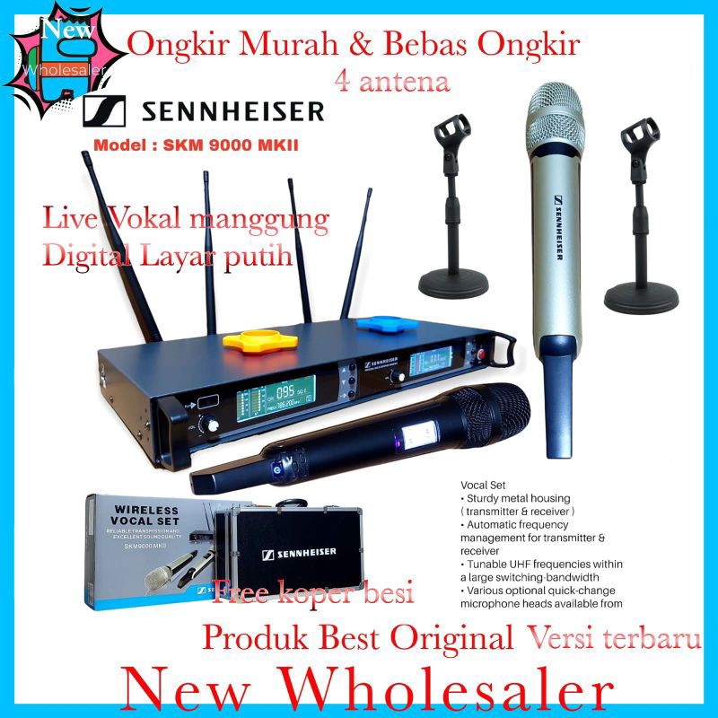Mic wireless Sennheisier Skm9000Mk 2 original Super manggung live
