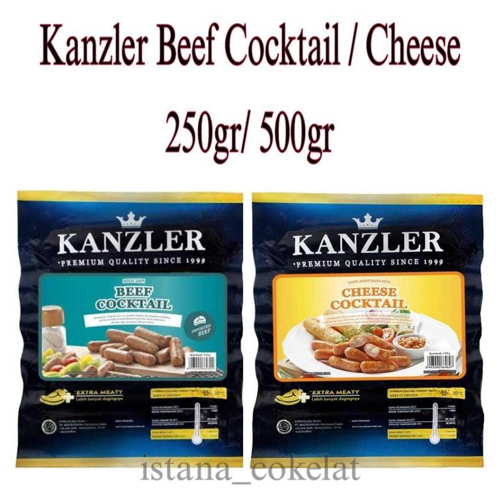 [FROZEN] Sosis Kanzler Aneka Varian 250GR/ 500GR