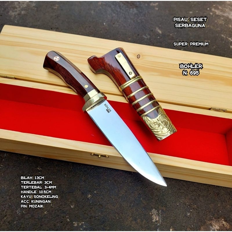Pisau Seset Serbaguna Premium Baja Bohler K110