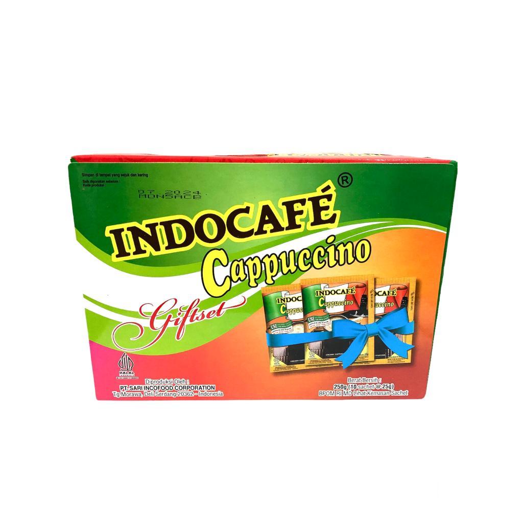 

Indocafe Cappuccino Giftset Isi 10s / 250gr