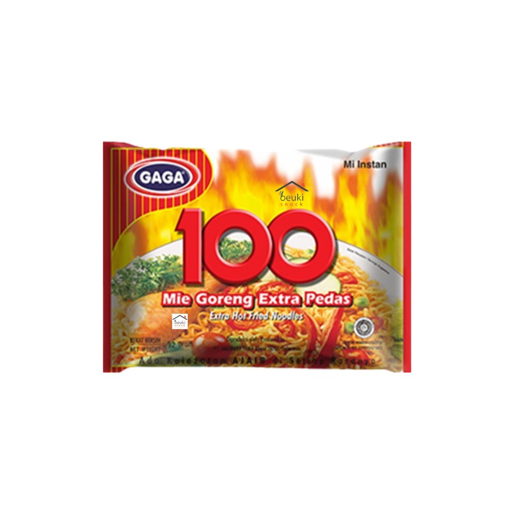 

Gaga 100 Mie Goreng Instan Extra Pedas Mie Jadul