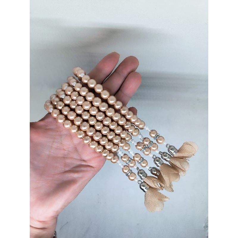 SOUVENIR TASBIH MUTIARA 33/HAJI UMROH/TAHLIL