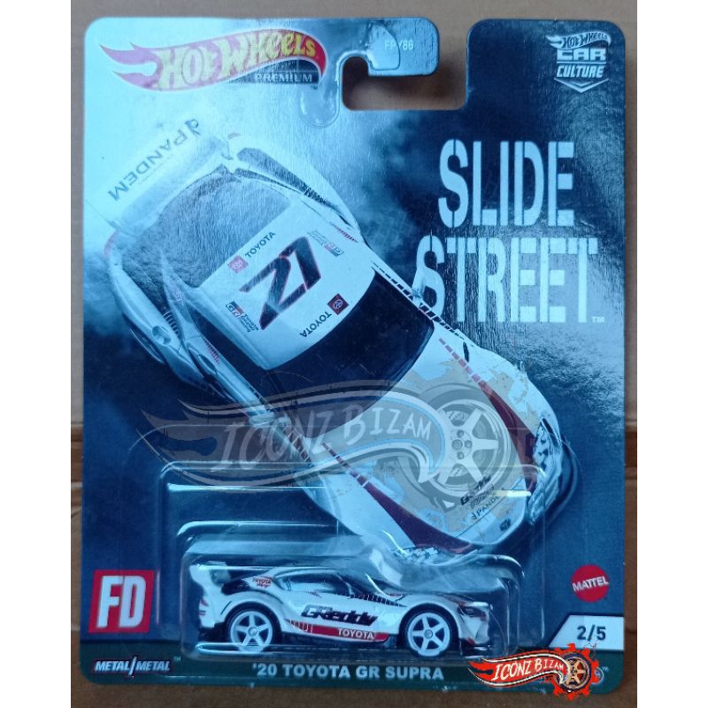 Hotwheels '20 Toyota GR Supra Slide Street