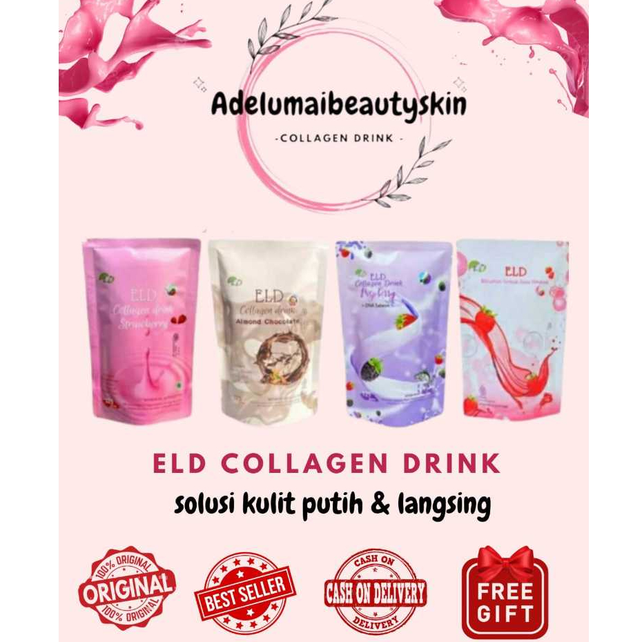 ELD Collagen Drink Raspberry DNA Salmon