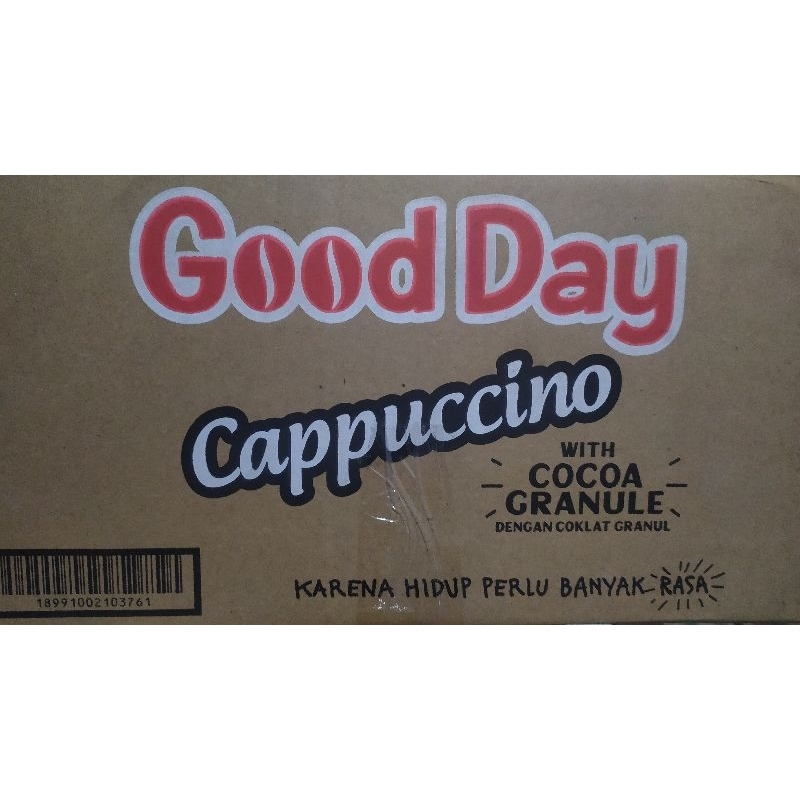 

Good Day Cappuccino 1 Karton Isi 12 Renteng