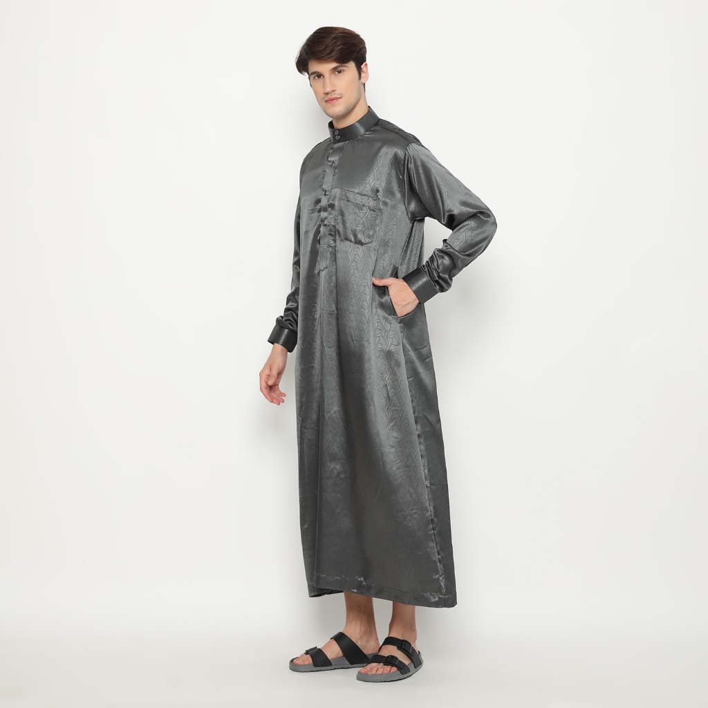 LATAHZAN GAMIS PRIA RIYADH LENGAN PANJANG MANSET HIJAU