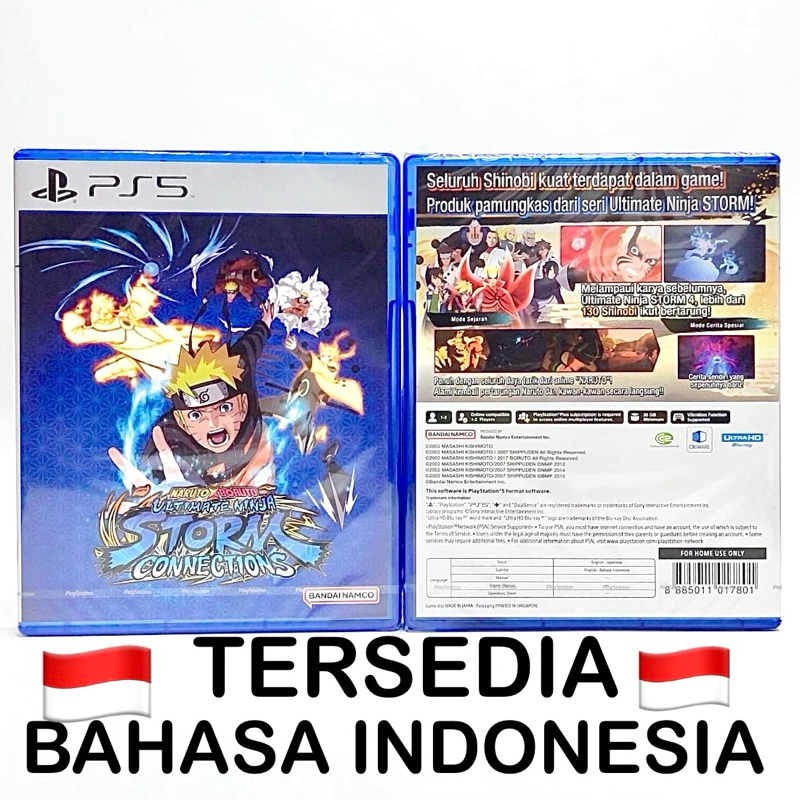 Kaset Ps5 NARUTO X BORUTO Ultimate Ninja STORM CONNECTIONS Games anak New Road to Conections Storm4 