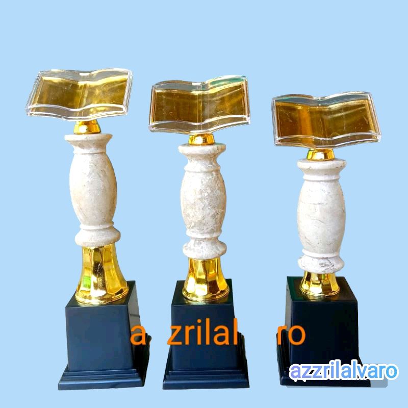 Piala MTQ Marmer Tinggi 34cm