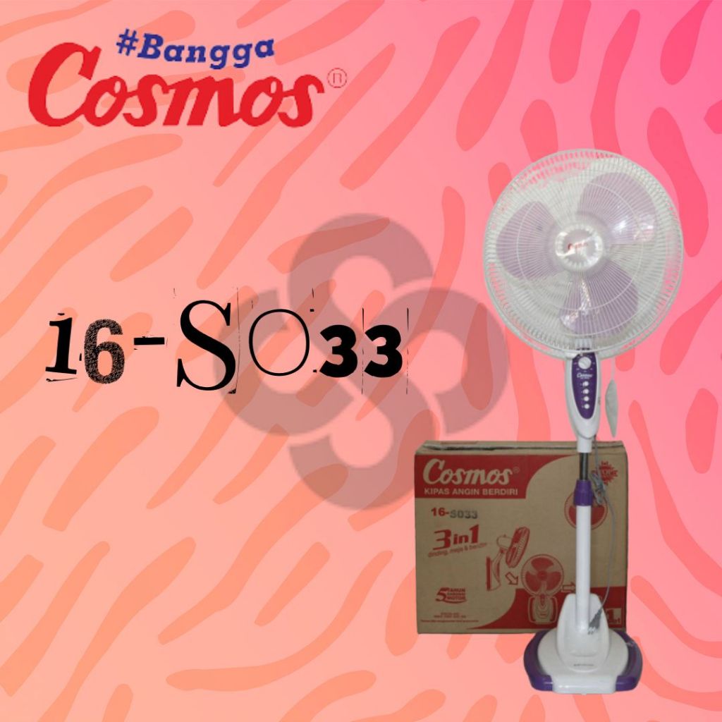 Cosmos 16SO33 Stand Fan 16 inch 3in1