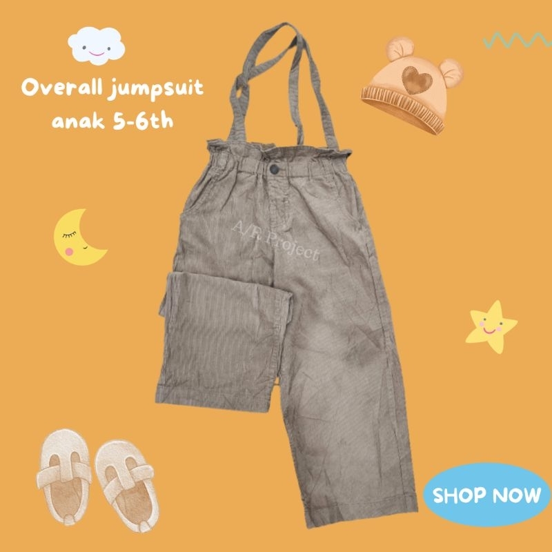 Overall Jumpsuit/Baju Kodok Anak Wanita
