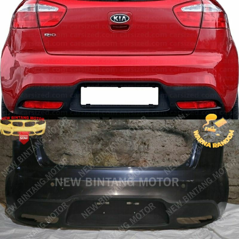 Bumper belakang kia rio 2012 2015 original