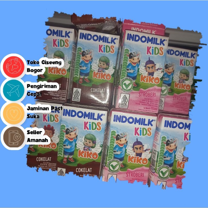 

SUSU INDOMILK UHT KIDS 115ml cokelat stroberi