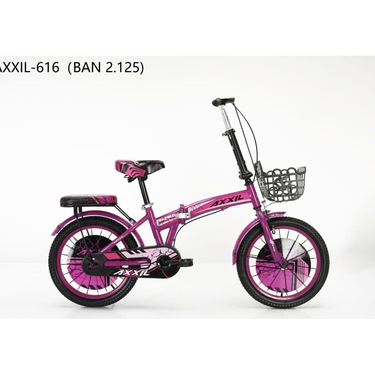 Muraaaahh.. Sepeda lipat 16"inch anak 5 sd 9 tahun ada Bonus standarr