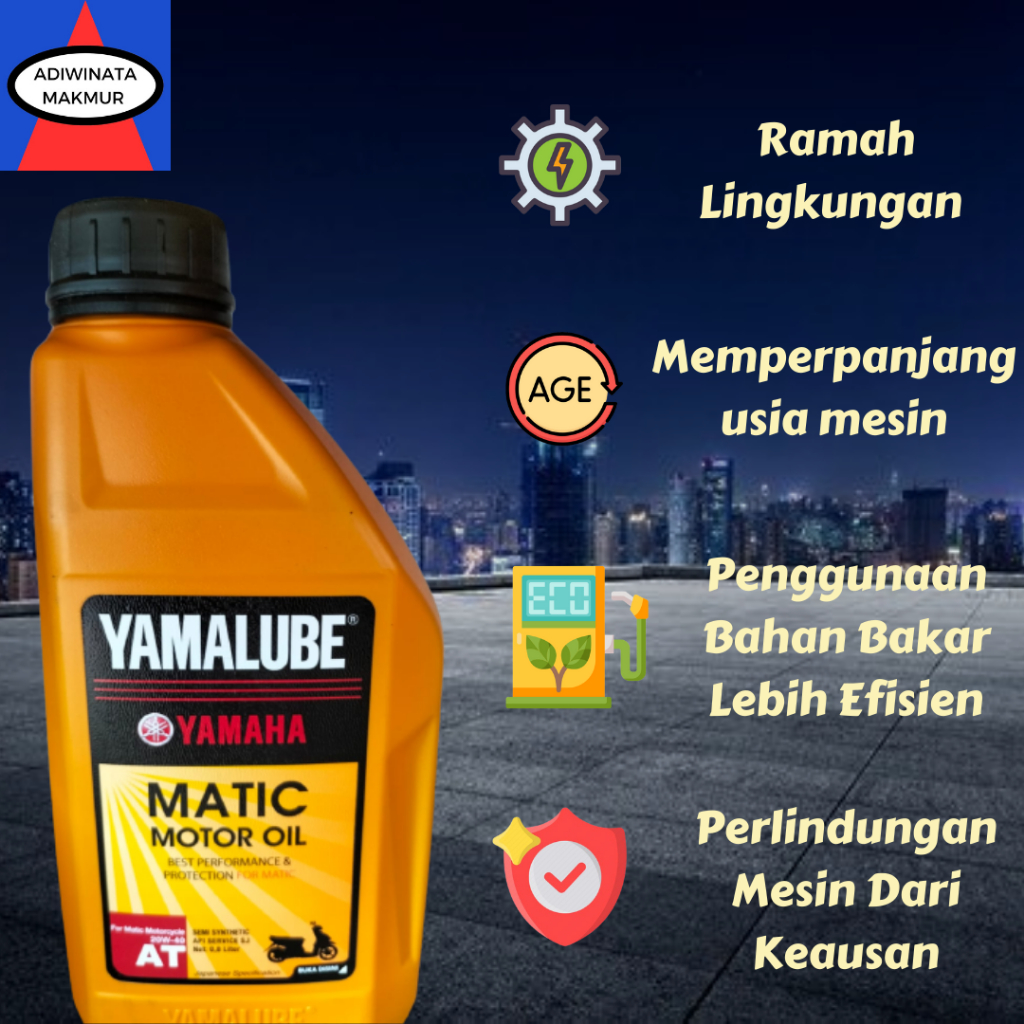 Oli Yamaha Yamalube MATIC FreeGO 125, Gear 125, X-Ride 125, Mio, Fino