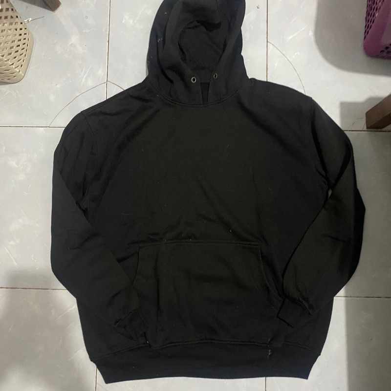 (UNUSED) HOODIE POLOS HITAM