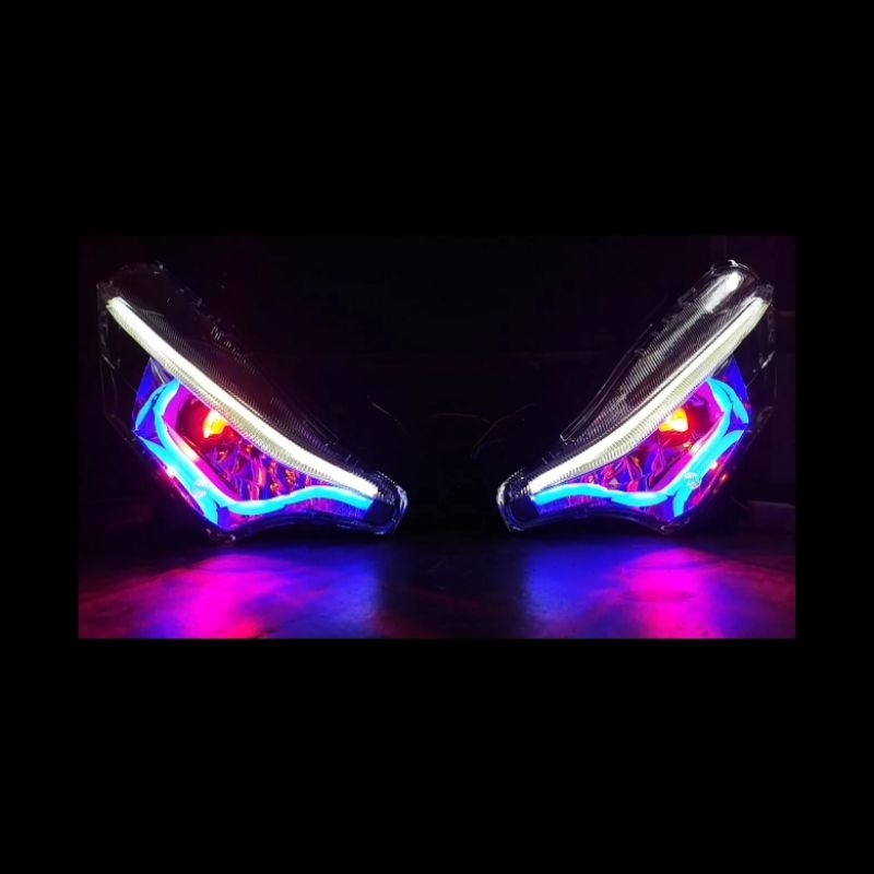 custom lampu alis sein running supra x 125 batman tahun 2007 sampai 2013