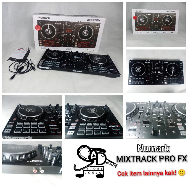 NUMARK MIXTRACK PRO FX DJ CONTROLLER MIX TRACK PENERUS MT3 PRO
