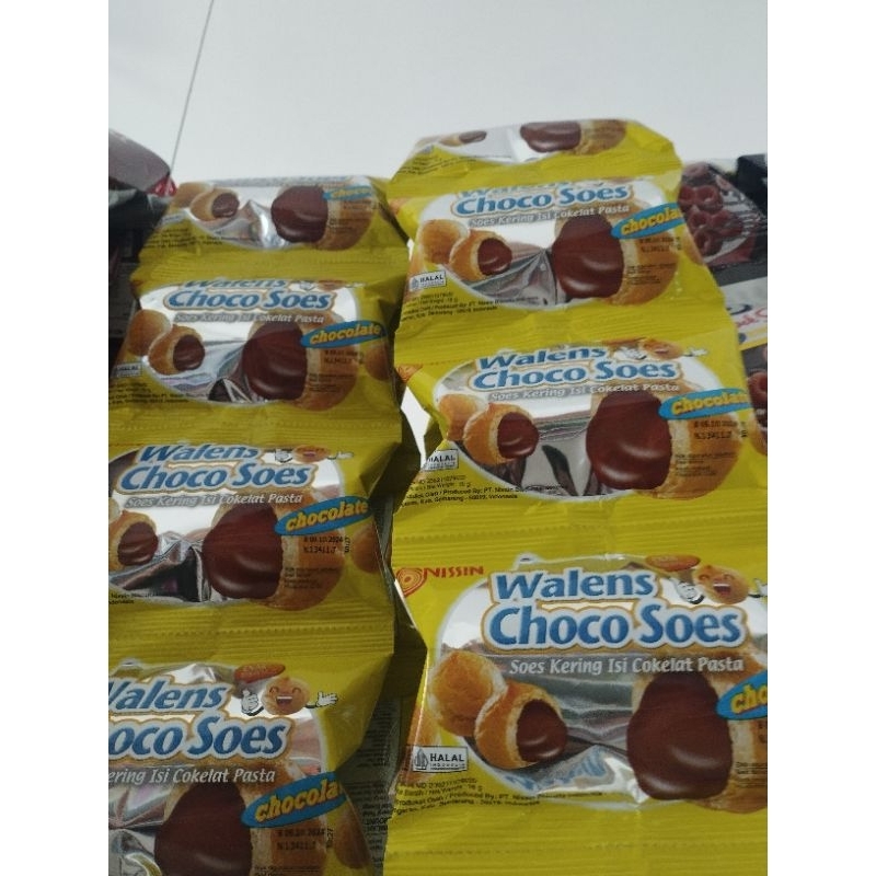 

snack nissin walens choco shoes all varian rasa 1 renceng isi 10pcs