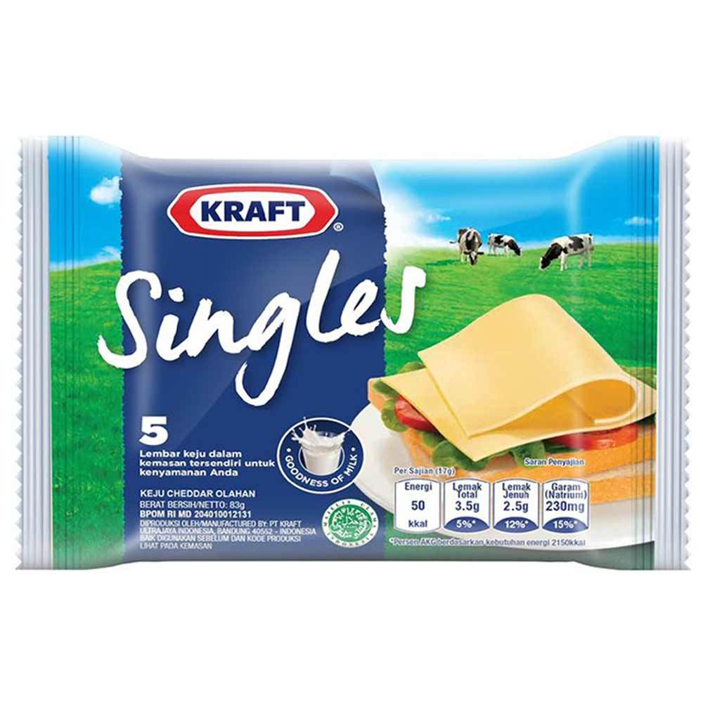 

Keju KRAFT Singles 150g