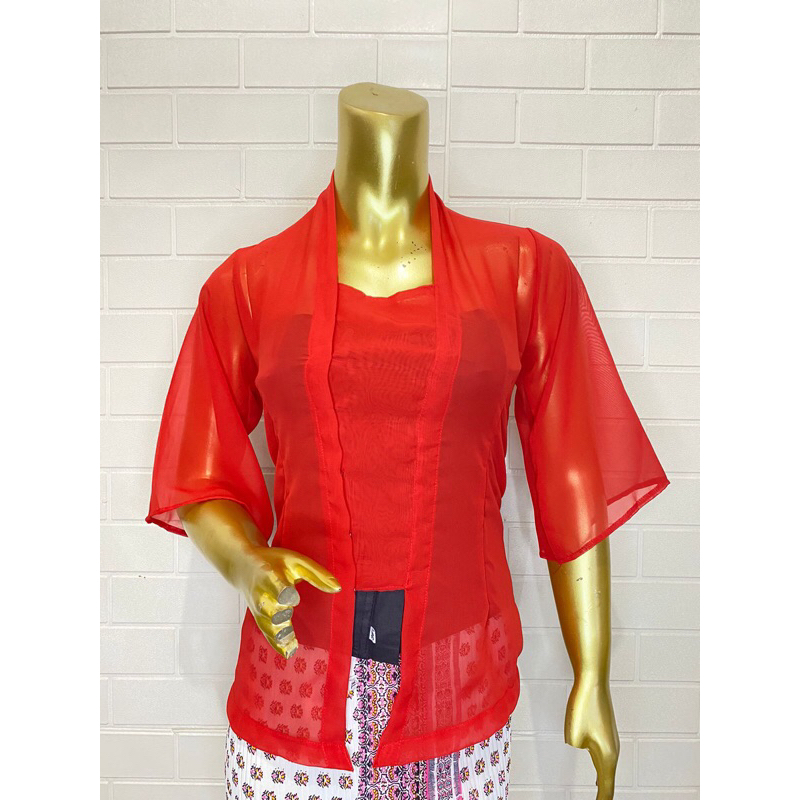 KEBAYA SIFON LENGAN LONCENG POLOS