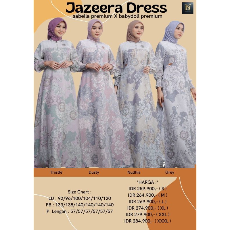 JAZEERA DRESS BY NADHEERA LUXURY