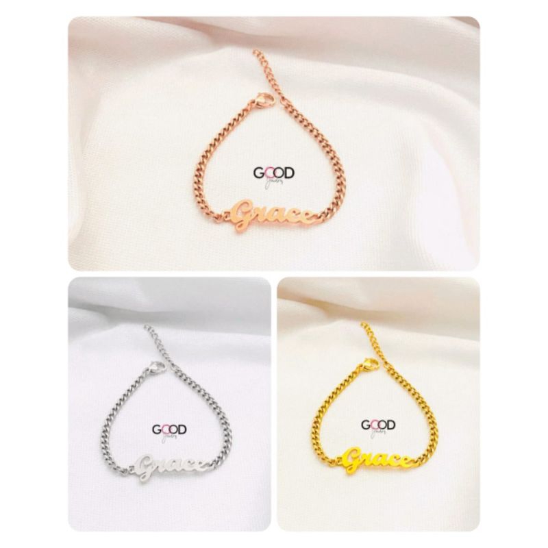 Gelang Nama Gelang Gelang Titanium Titanium